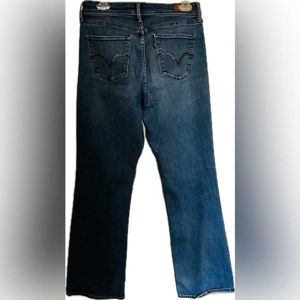 LEVIS 512 Hi waist Bootcut Medium Blue Denim Jeans Sz 10